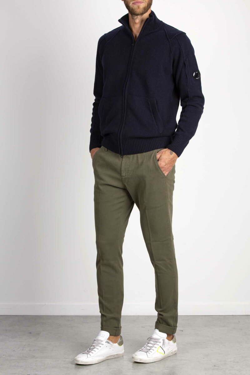 DONDUP-PANTALONE GAUBERT-DDUP235AS0080 VERDE