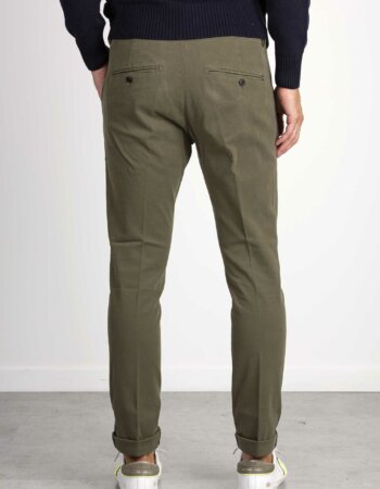 DONDUP-PANTALONE GAUBERT-DDUP235AS0080 VERDE