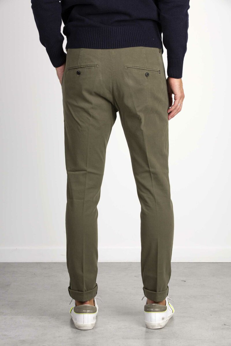 DONDUP-PANTALONE GAUBERT-DDUP235AS0080 VERDE