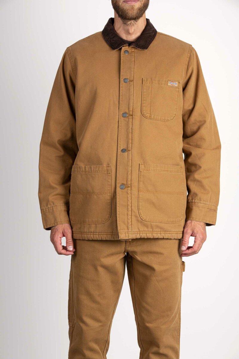 DICKIES-GIACCA CANVAS CHORE-DICDK0A4XGA BROWN