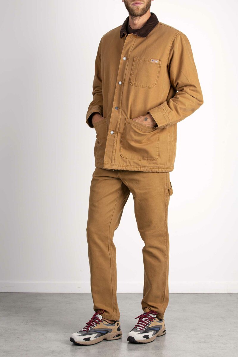 DICKIES-GIACCA CANVAS CHORE-DICDK0A4XGA BROWN