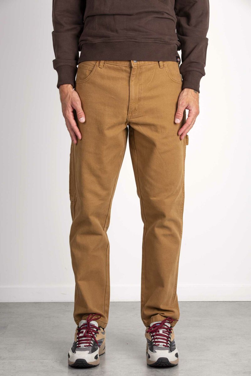 DICKIES-PANTALONE CANVAS CARPENTER-DICDK0A4XIF BROWN