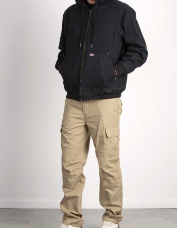 DICKIES-GIACCA HOODED DUCK CANVAS-DICDK0A4XZ3 BLACK