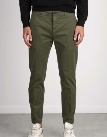 DEPARTMENT FIVE-PANTALONE PRINCE CHINOS CROP-DPUP0051TS0027 MILITARE