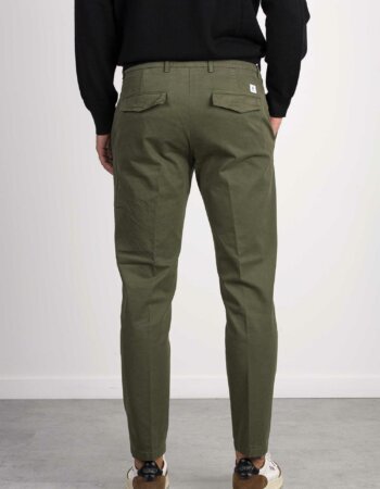 DEPARTMENT FIVE-PANTALONE PRINCE CHINOS CROP-DPUP0051TS0027 MILITARE