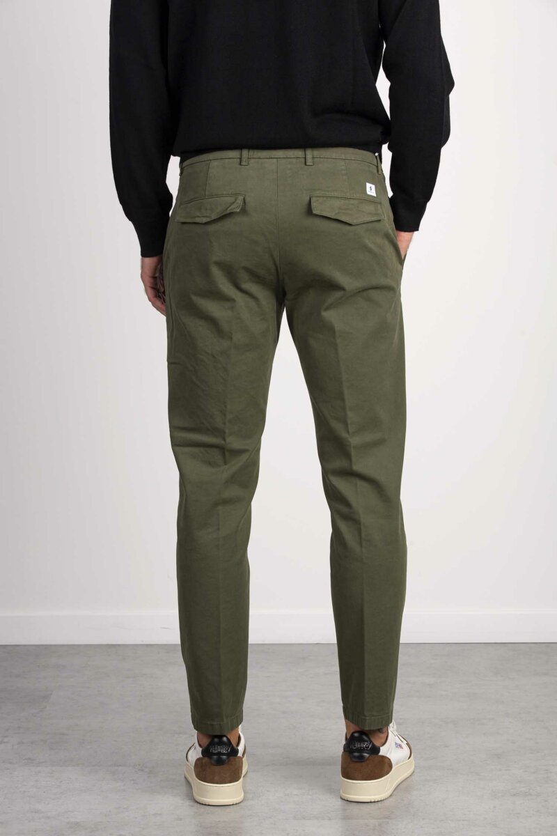 DEPARTMENT FIVE-PANTALONE PRINCE CHINOS CROP-DPUP0051TS0027 MILITARE