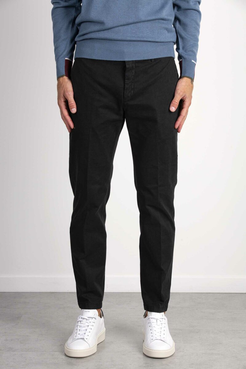 DEPARTMENT FIVE-PANTALONE PRINCE CHINOS CROP-DPUP0051TS0027 NERO