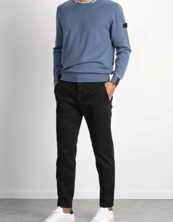 DEPARTMENT FIVE-PANTALONE PRINCE CHINOS CROP-DPUP0051TS0027 NERO