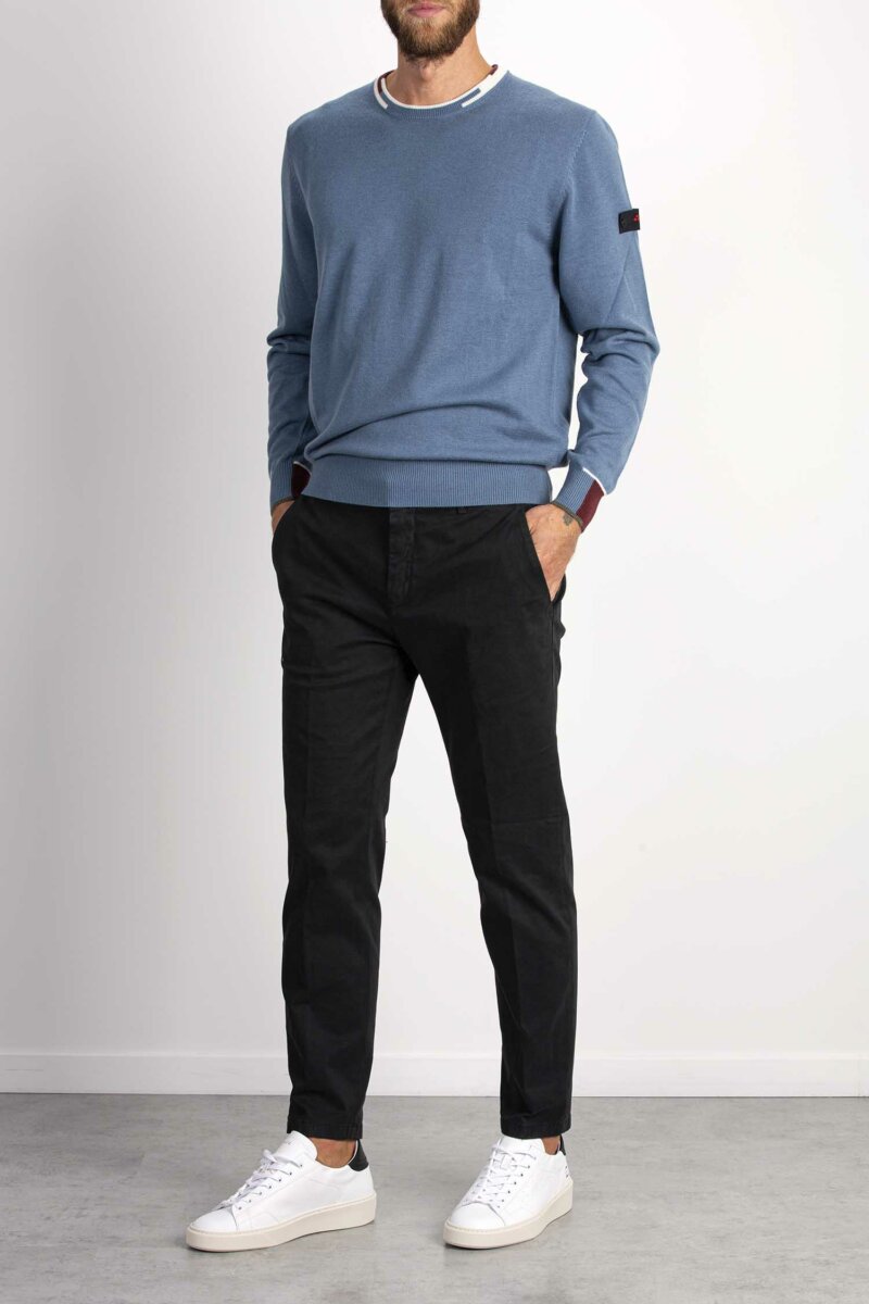 DEPARTMENT FIVE-PANTALONE PRINCE CHINOS CROP-DPUP0051TS0027 NERO