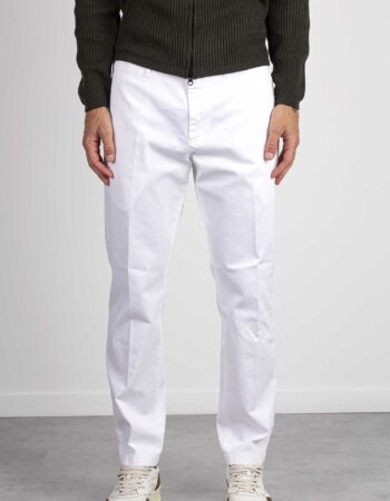 DEPARTMENT FIVE-PANTALONE OFF CHINOS CLASSIC-DPUP0071TS0061 BIANCO