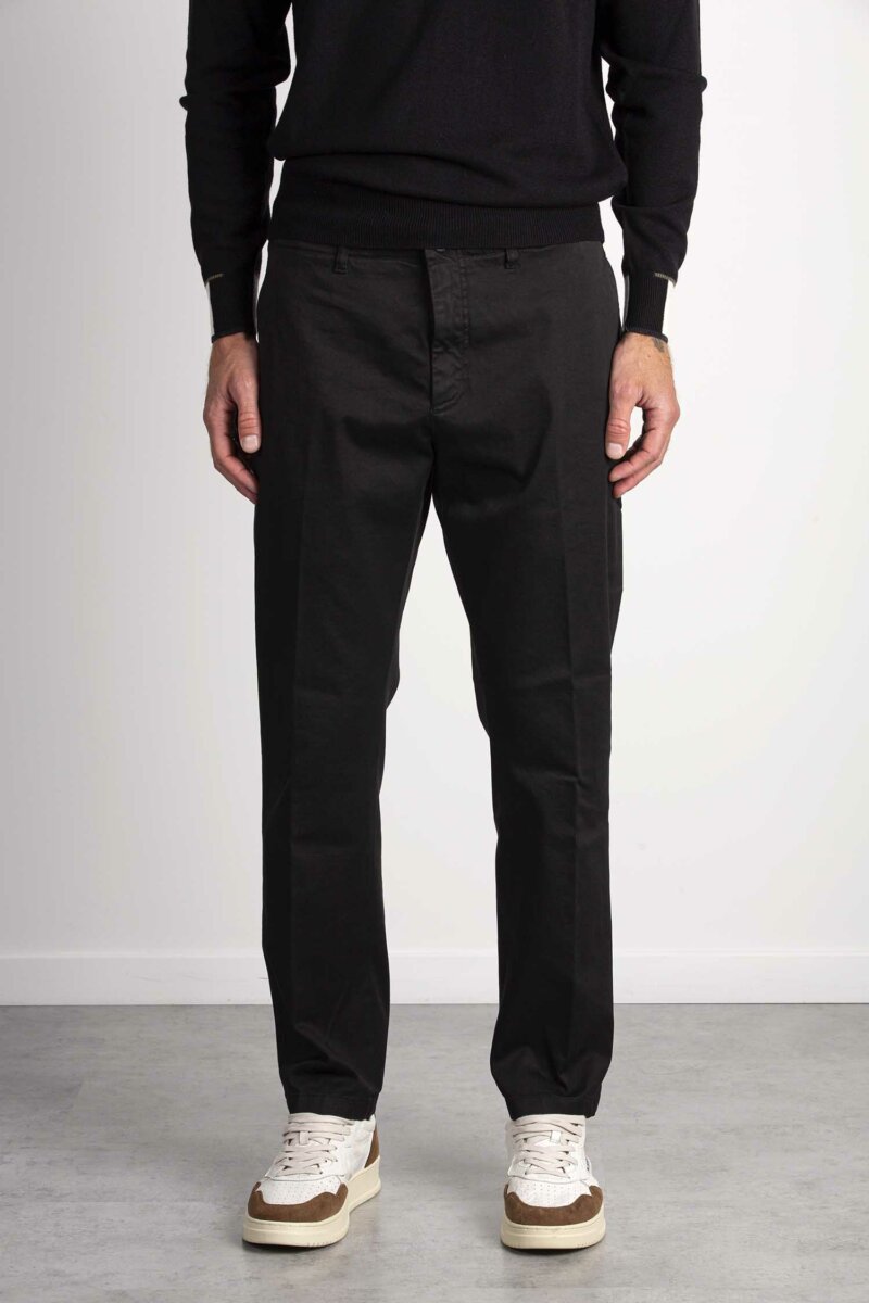 DEPARTMENT FIVE-PANTALONE OFF CHINOS CLASSIC-DPUP0071TS0061 NERO