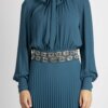 ELISABETTA FRANCHI-CAMICIA CON STRASS-EFCA01137E2 PAVONE