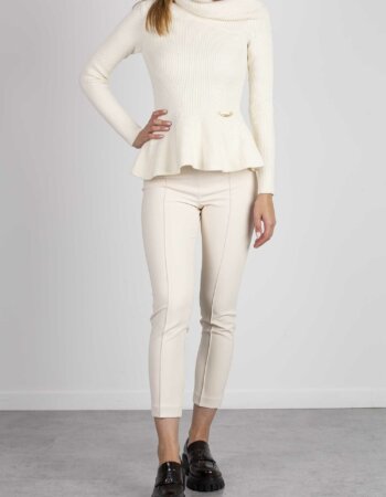 ELISABETTA FRANCHI-MAGLIA TRICOT-EFMK72Q36E2 BURRO