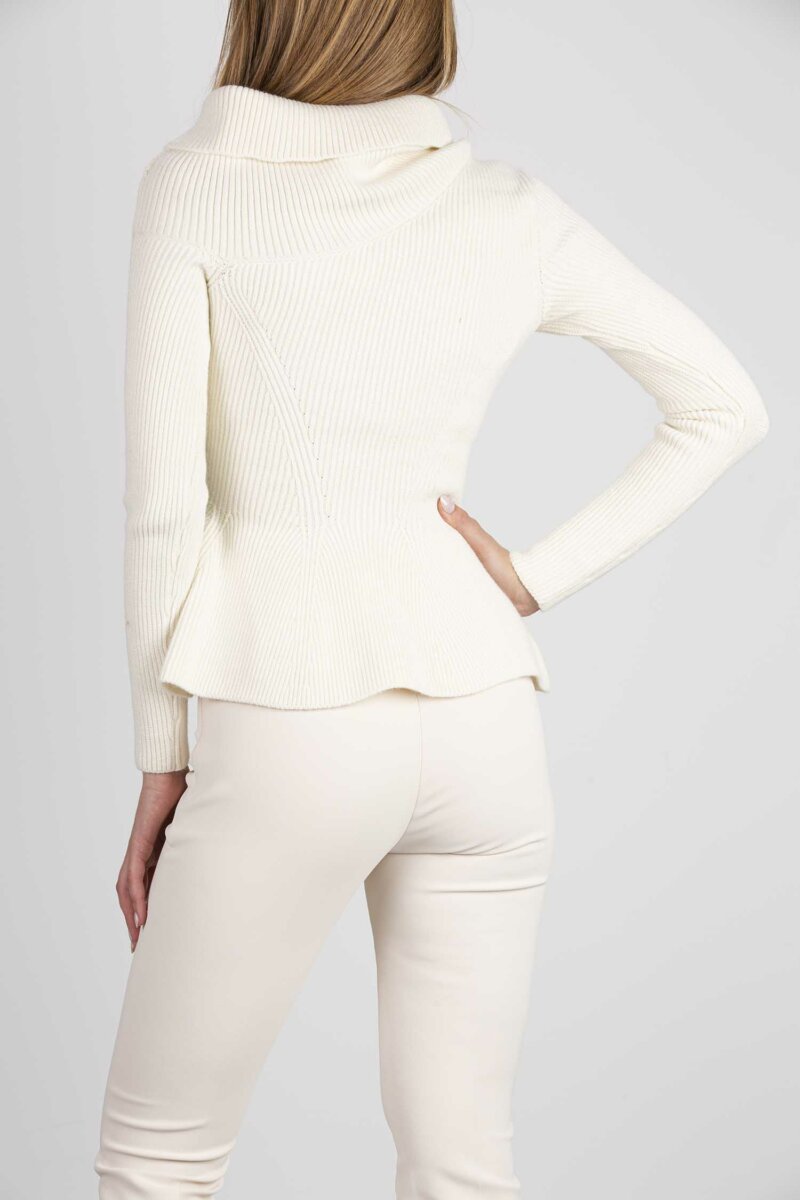 ELISABETTA FRANCHI-MAGLIA TRICOT-EFMK72Q36E2 BURRO