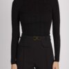 ELISABETTA FRANCHI-MAGLIA TRICOT-EFMK92S36E2 NERO