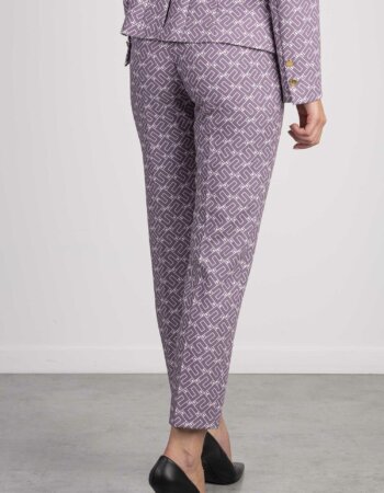 ELISABETTA FRANCHI-PANTALONE-EFPA00636E2 VIOLA