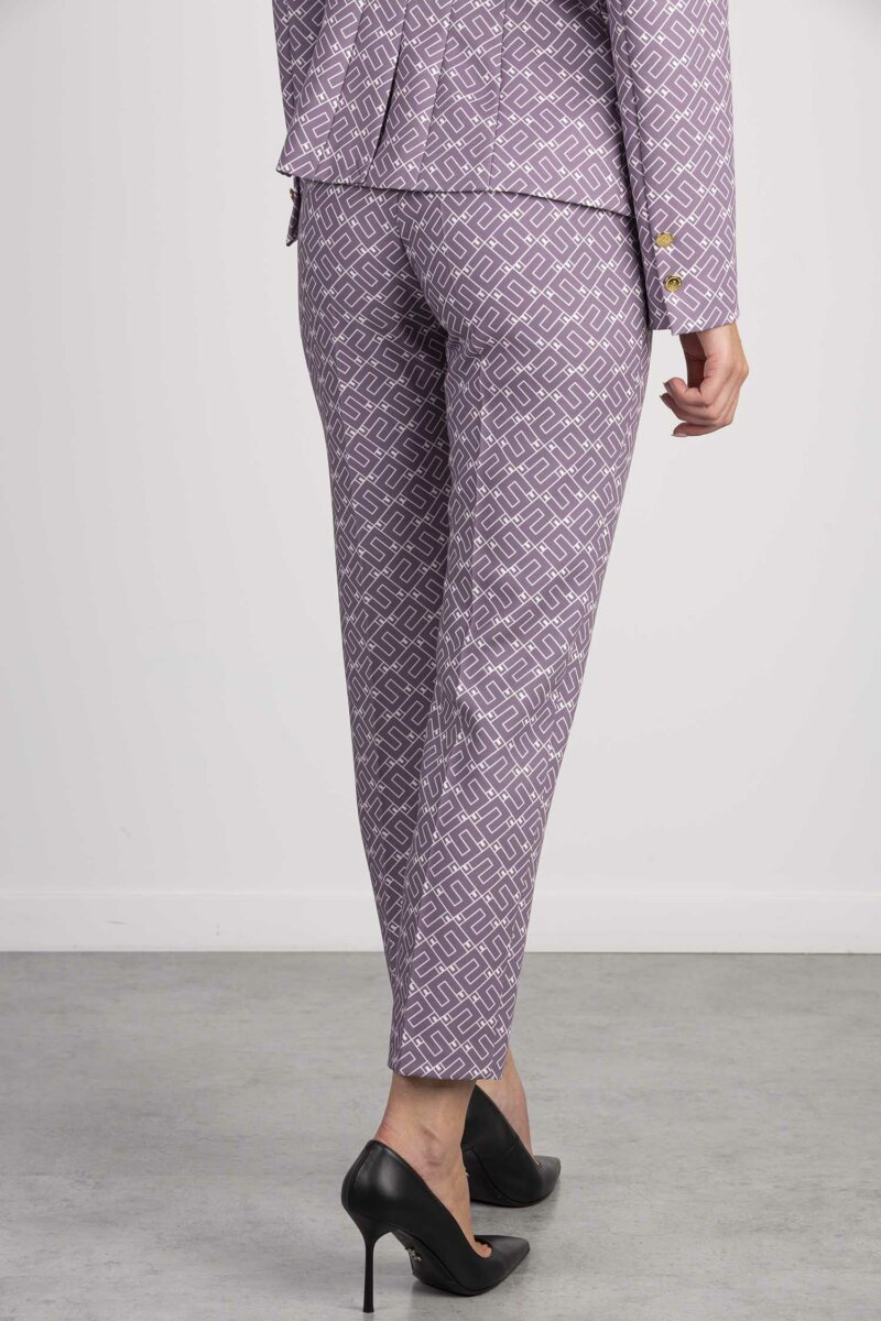 ELISABETTA FRANCHI-PANTALONE-EFPA00636E2 VIOLA