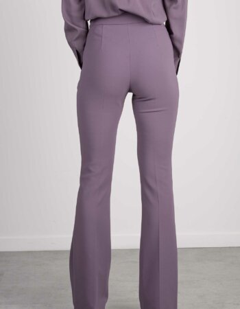 ELISABETTA FRANCHI-PANTALONE A ZAMPA ESSENTIAL-EFPA00936E2 VIOLA