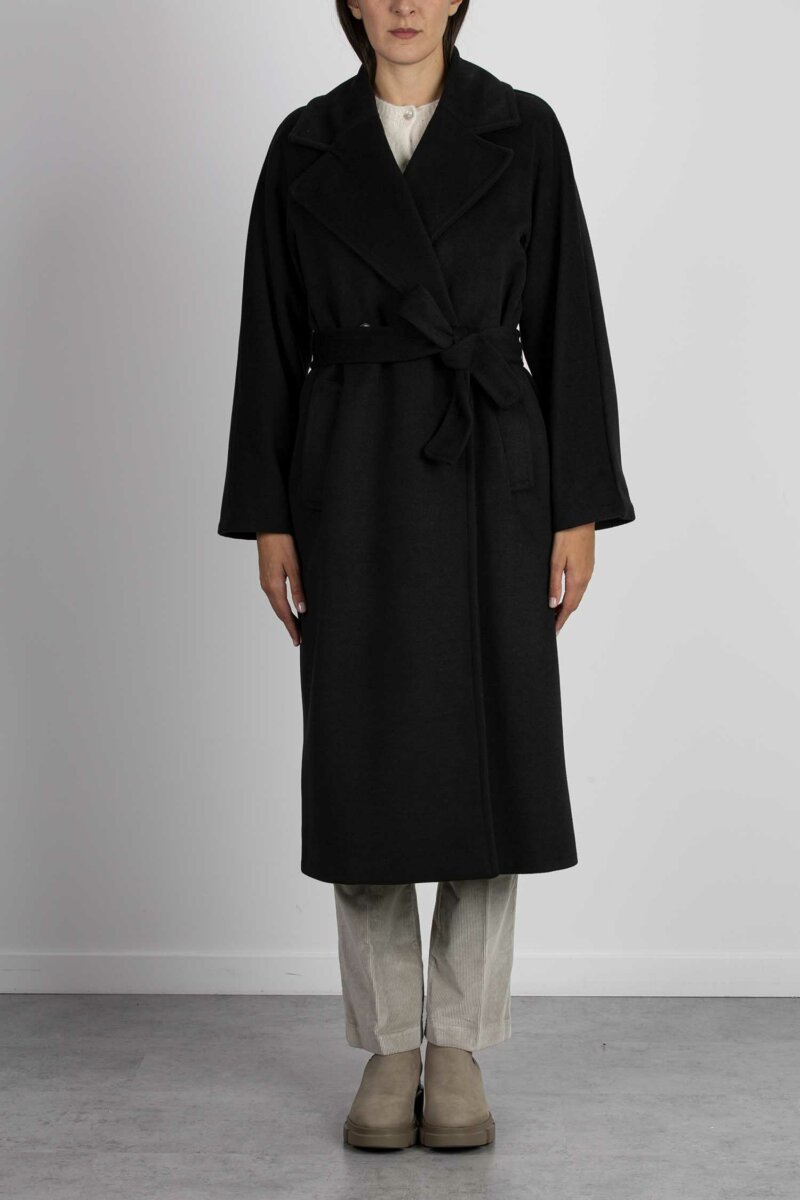 EMME MARELLA-CAPPOTTO PANNO SOFT-EMANTONIA NERO