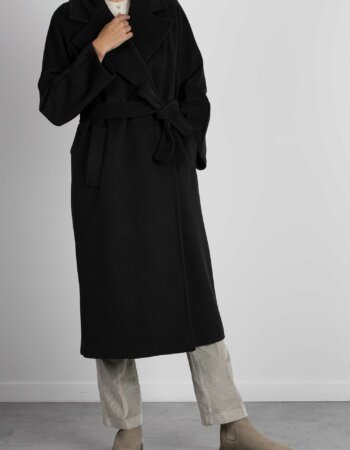 EMME MARELLA-CAPPOTTO PANNO SOFT-EMANTONIA NERO