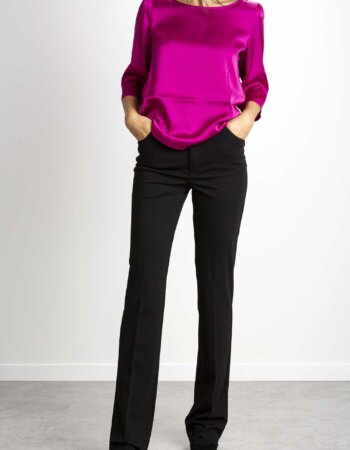 EMME MARELLA-BLUSA IN RASO-EMISIDEA2 FUXIA