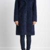 EMME MARELLA-CAPPOTTO EFFETTO PELLICCIA-EMNEUTRO BLU