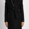 EMME MARELLA-CAPPOTTO DOUBLE-EMPERA NERO