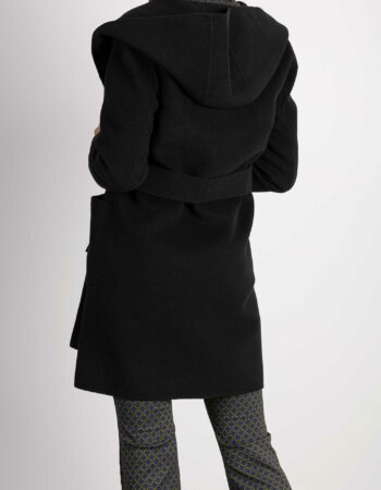 EMME MARELLA-CAPPOTTO DOUBLE-EMPERA NERO