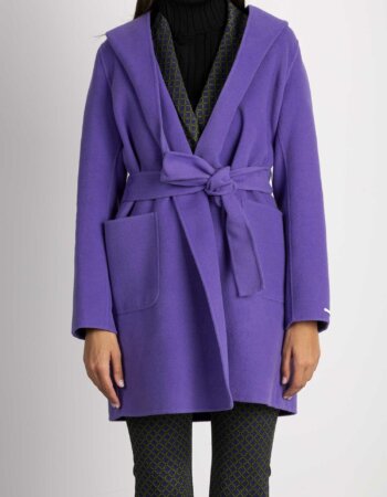 EMME MARELLA-CAPPOTTO DOUBLE-EMPERA VIOLA