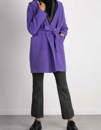 EMME MARELLA-CAPPOTTO DOUBLE-EMPERA VIOLA