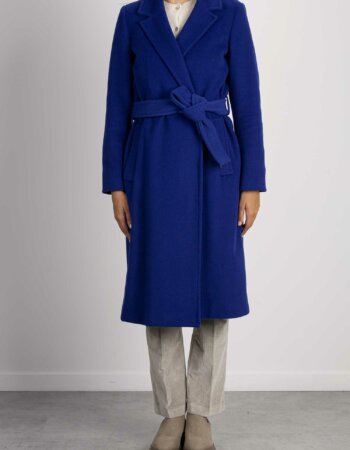 EMME MARELLA-CAPPOTTO VELOUR-EMPERIM BLUETTE