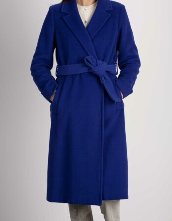 EMME MARELLA-CAPPOTTO VELOUR-EMPERIM BLUETTE