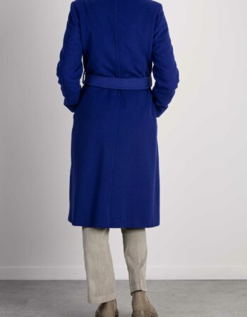 EMME MARELLA-CAPPOTTO VELOUR-EMPERIM BLUETTE