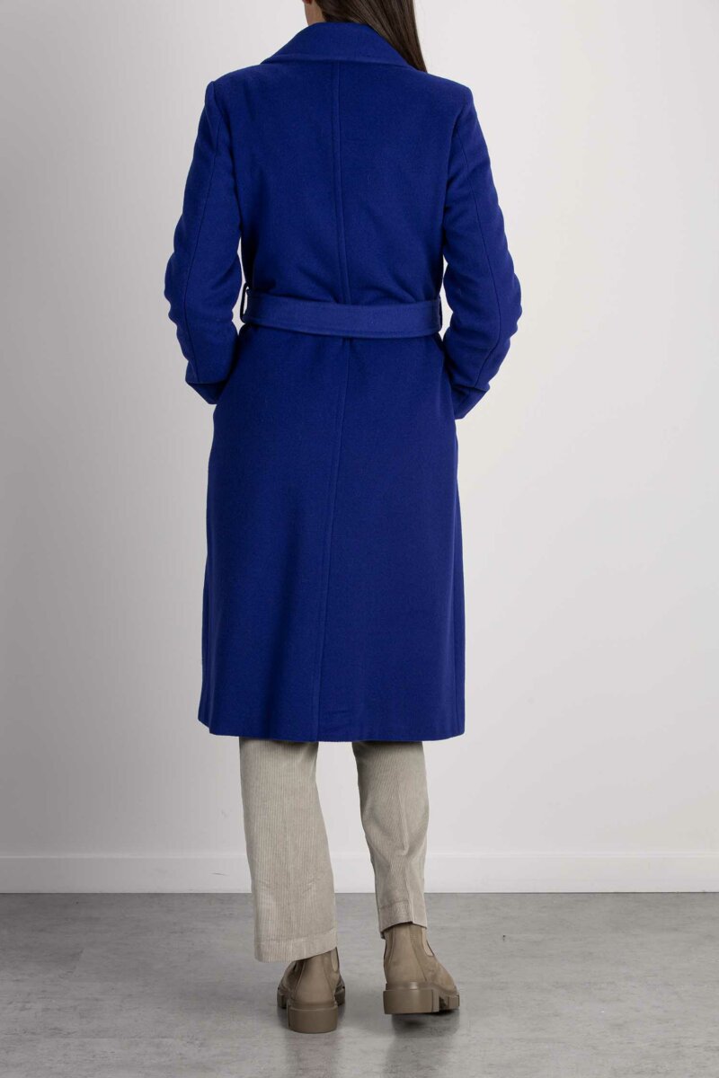 EMME MARELLA-CAPPOTTO VELOUR-EMPERIM BLUETTE