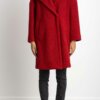 EMME MARELLA-CAPPOTTO IN JERSEY BOUCLE'-EMRITIRO MATTONE