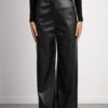 EMME MARELLA-PANTALONE IN JERSEY-EMSAX NERO