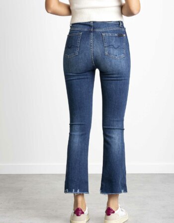 7 FOR ALL MANKIND-JEANS A TROMBETTA  HIGH WAIST-FORJSWBC120SH DENIM