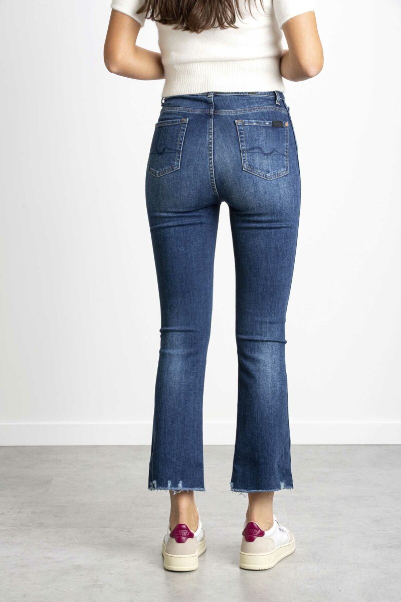 7 FOR ALL MANKIND-JEANS A TROMBETTA  HIGH WAIST-FORJSWBC120SH DENIM