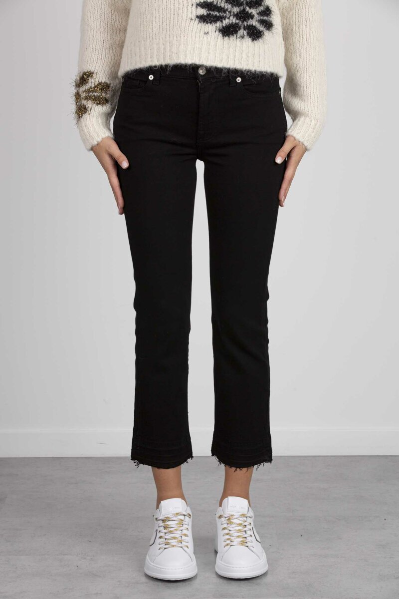 7 FOR ALL MANKIND-STRAIGHT CROP SOHO NIGHT-FORJSYXU790NN BLACK