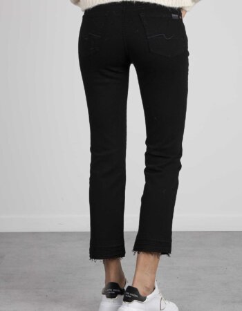 7 FOR ALL MANKIND-STRAIGHT CROP SOHO NIGHT-FORJSYXU790NN BLACK