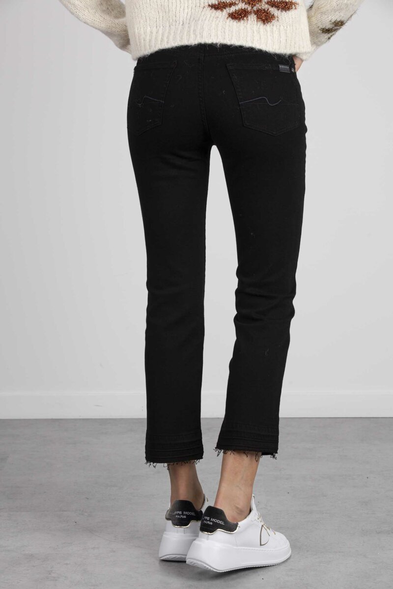 7 FOR ALL MANKIND-STRAIGHT CROP SOHO NIGHT-FORJSYXU790NN BLACK