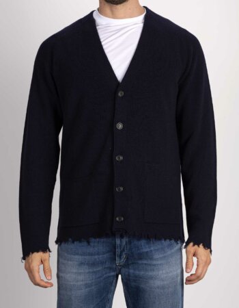 MAURO GRIFONI-GIACCA IN MAGLIA-GRI110012120 NAVY