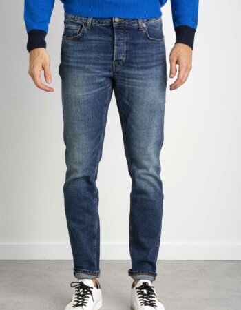 HAIKURE-JEANS CLEVELAND SNKINNY-HAM03163DS084 DENIM