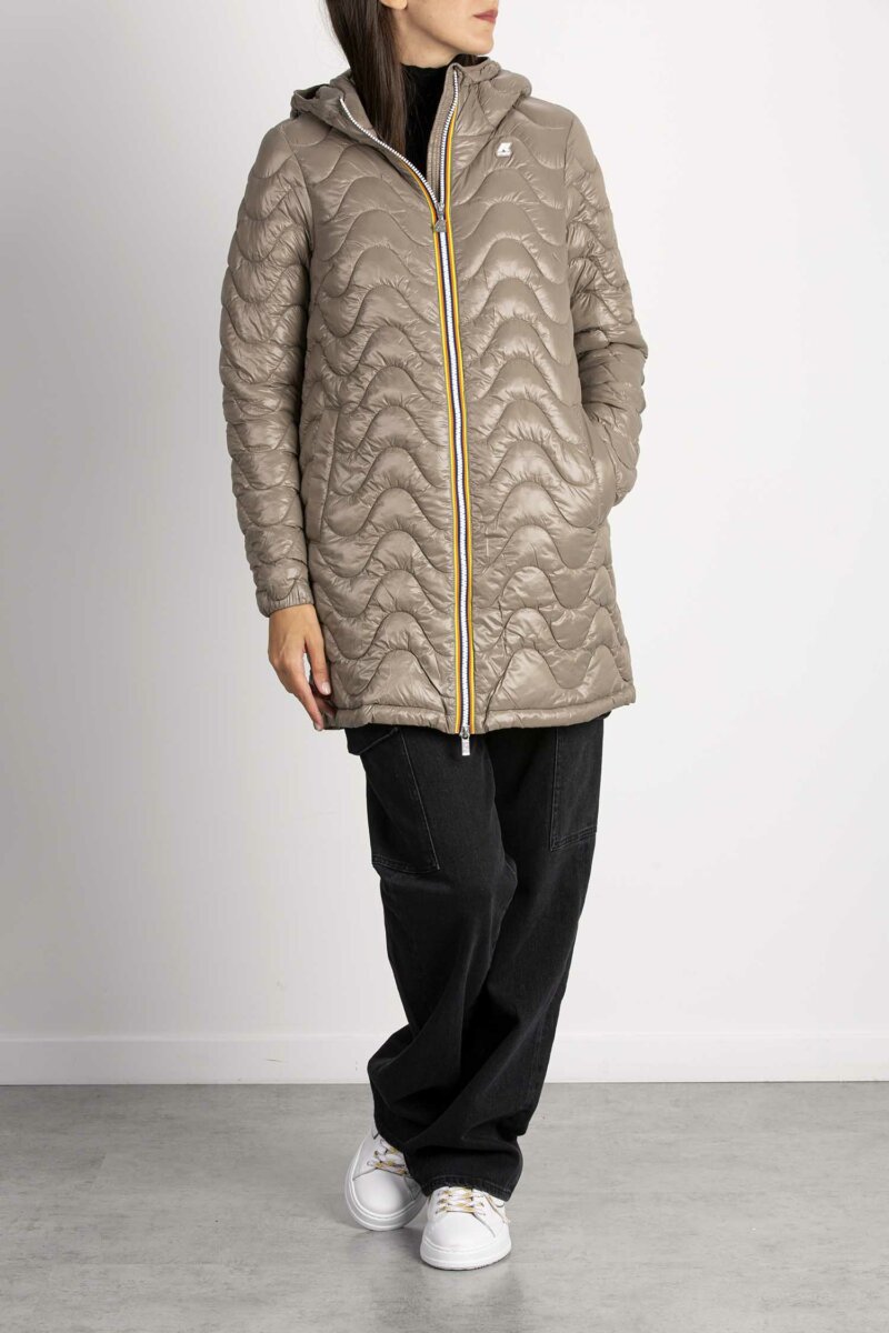 K-WAY-GIUBBINO SOPHIE ECO WARM-KWK3112SWA3 BEIGE