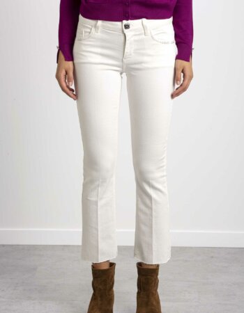 LIU JO-JEANS B.UP FLY-LJUF2022DS015 BIANCO