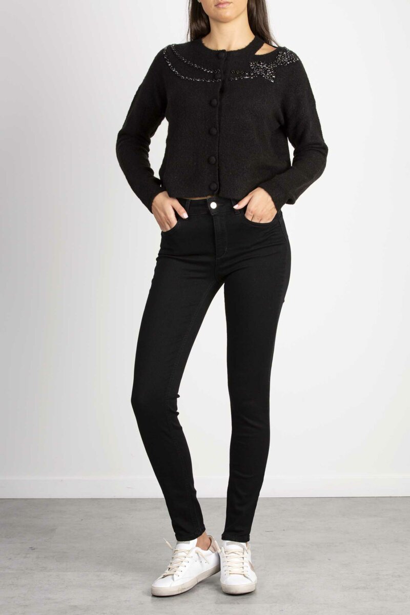 LIU JO-JEANS B.UP DIVINE H.W.-LJUF3013D4614 NERO