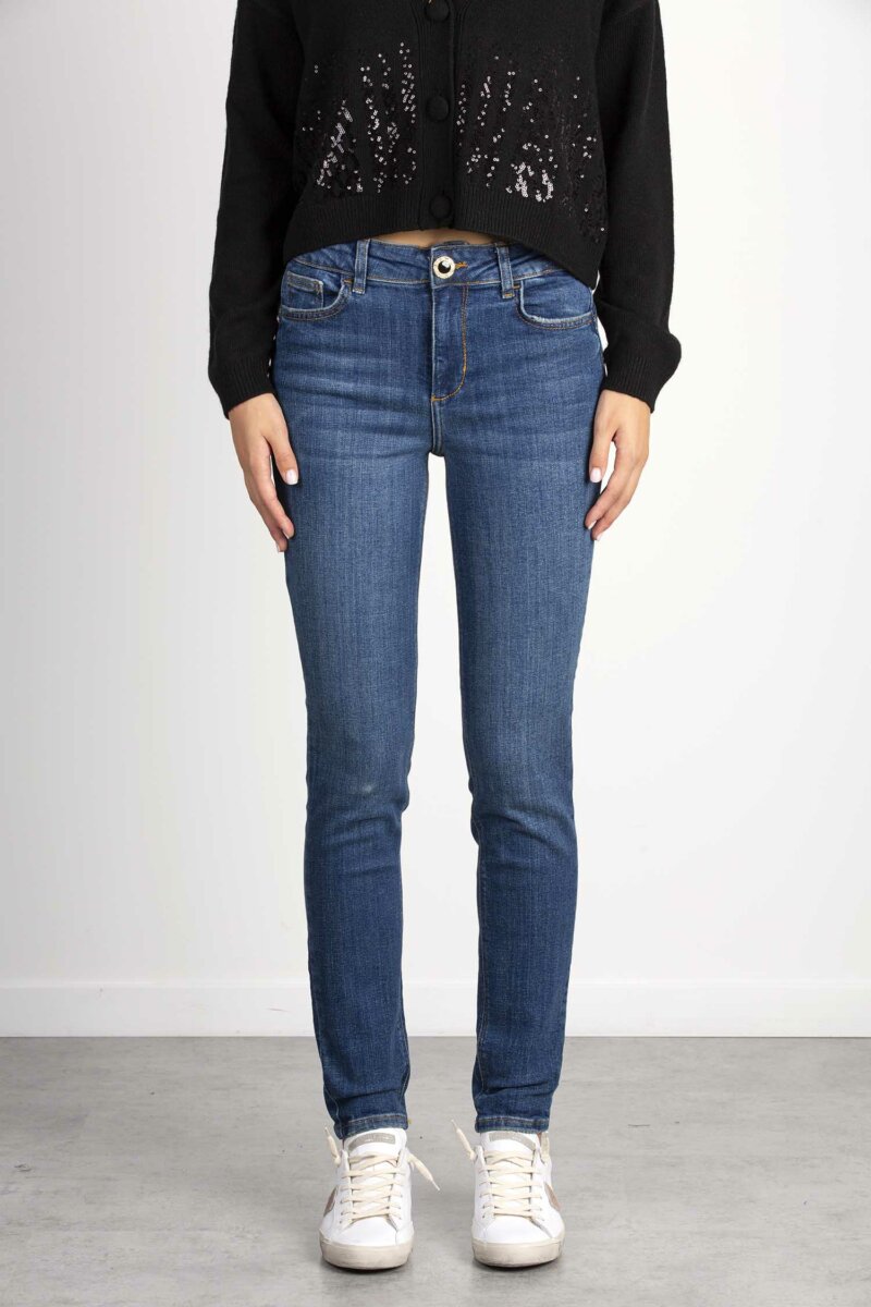 LIU JO-JEANS B.UP DIVINE H.W.-LJUF3013DS829 BLUE