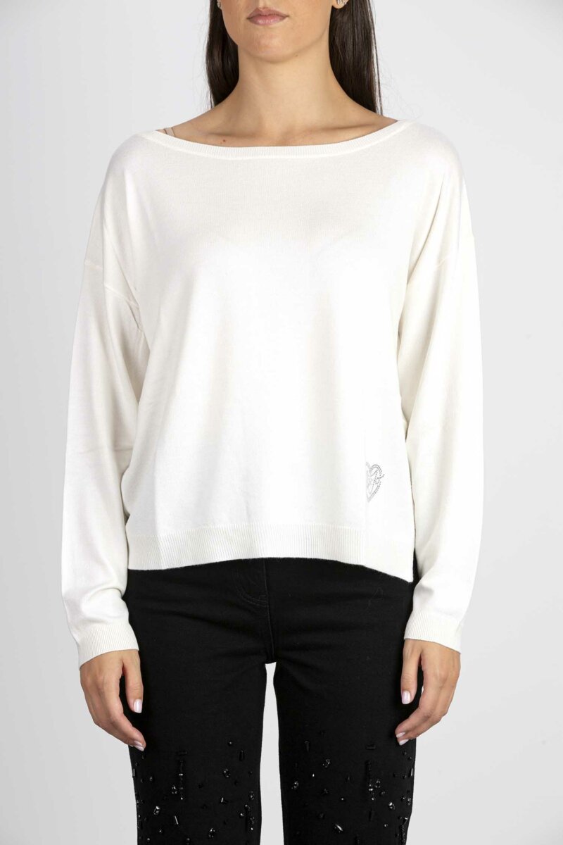 LIU JO-MAGLIA M/L BOATNECK COLOR-LJWF3128MA18F LANA