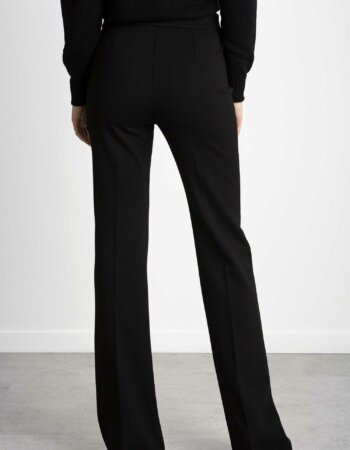 MARELLA-PANTALONE IN JERSEY PUNTO STOFFA STRETCH-MAINES NERO