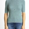 MARELLA-MAGLIA LUXURY LIGHT WOOL LAME'-MAMOGADOR VERDE